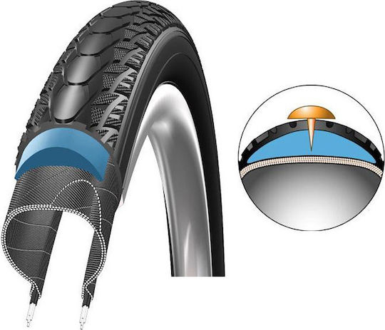 Schwalbe Гума за велосипед Планина и Град Marathon Plus 26x1.75 26" x 1.75" С тел