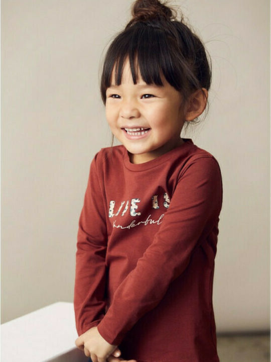 Name It Kids Blouse Long Sleeve Red