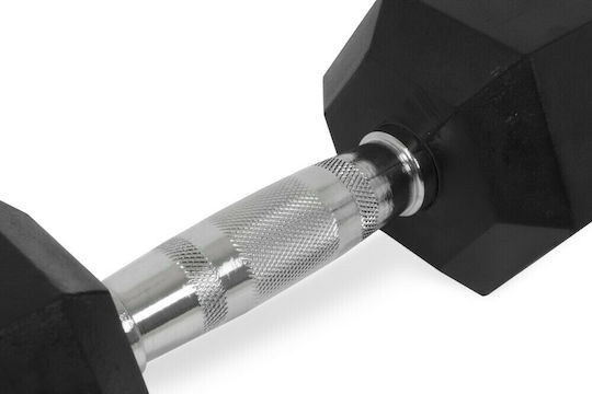 Optimum Rubber Hexagon Dumbbell 1 x 20kg