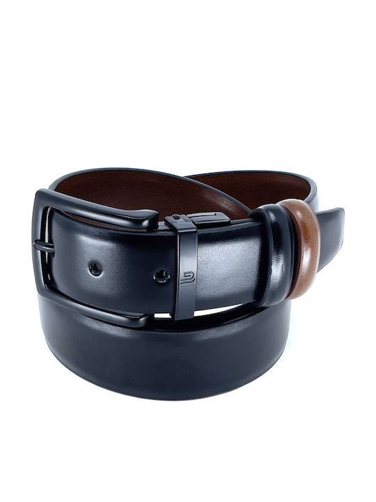 Men's Belt Leather Double Sided DOUBLE SIDE BLACK TAN LEATHER