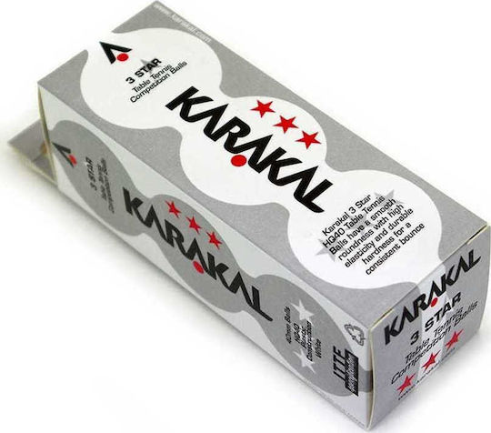 Karakal KD915A Μπαλάκια Ping Pong 3-Star 3τμχ