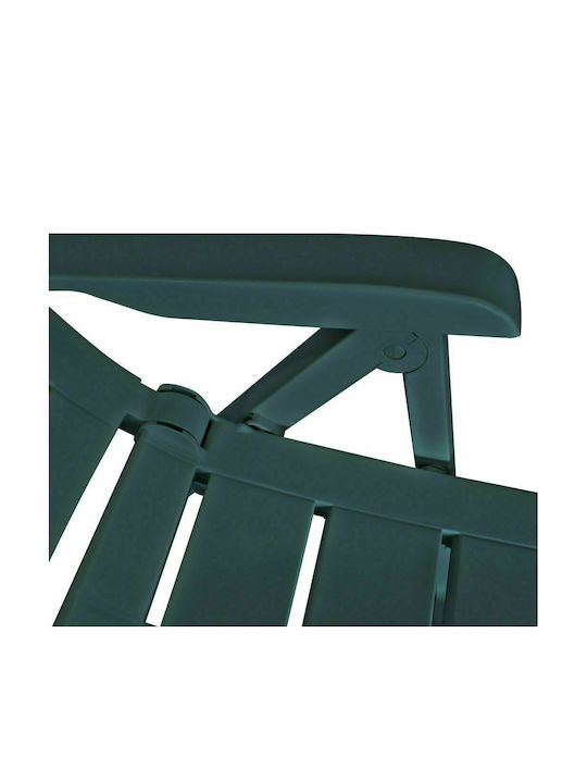 Scaun de exterior Plastic Verde 4buc 60x61x108cm
