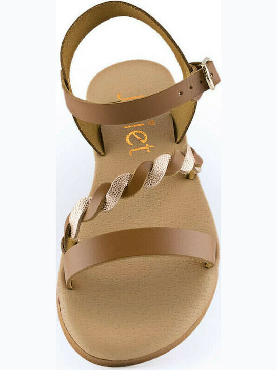 Juliet Dunn Kinder Sandalen Tabac Braun