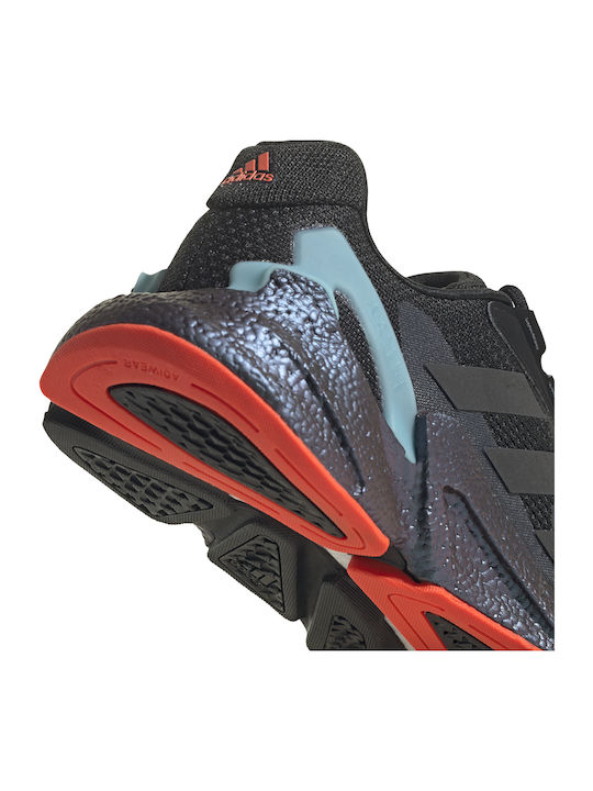 X9000L4 Men's Running Sport Shoes Core Black / Pulse Aqua