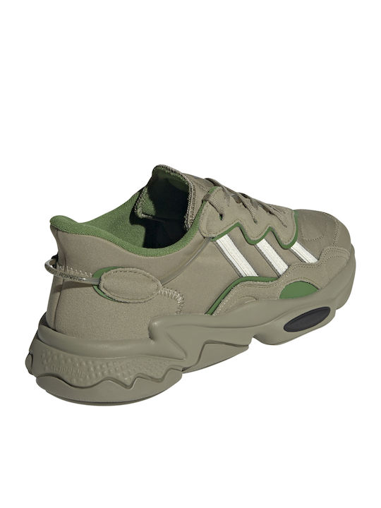 Ozweego Chunky Sneakers Orbit Green / Cream White / Core Black