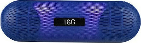 T&G Bluetooth Speaker 10W with Radio and Battery Life up to 3 hours Blue