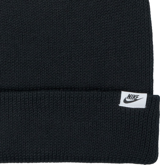 Cuffed Futura Beanie Ανδρικός Σκούφος Πλεκτός σε Μαύρο χρώμα