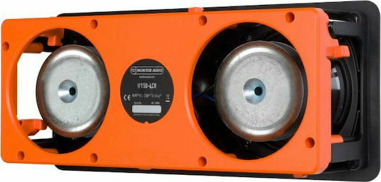 Monitor Audio W150-LCR In der Wand Lautsprecher 100W Stück Schwarz