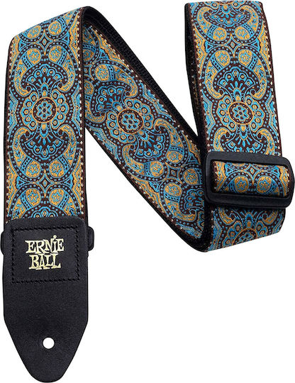 Ernie Ball Imperial Paisley Jacquard Guitar Strap Gurt für Gitarre Türkis