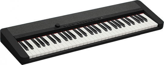 Casio Αρμόνιο CT-S1 Set με 61 Δυναμικά Πλήκτρα με Βάση, Ακουστικά και Αναλόγιο Μαύρο Set