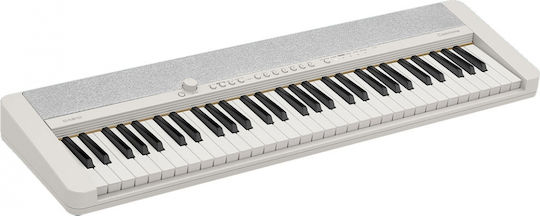 Casio Keyboard CT-S1 Set with 61 Dynamic Keys with Stand, Headphones and Music Stand White