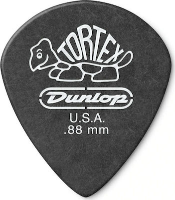 Dunlop Picks Tortex Pitch Jazz III Pick Schwarz Dicke 0.88mm Verpackung 1Stück