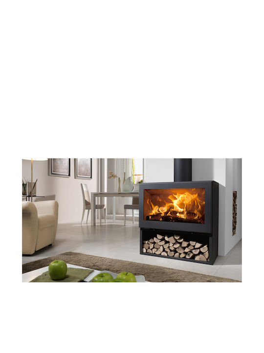 Panadero Fenix Șemineu cu inserție Lemn 7.2kW Drept cu o ușă care se deschide
