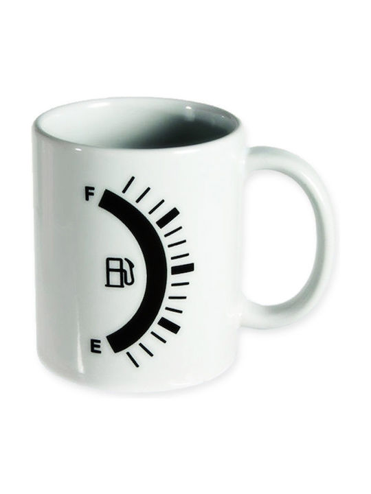 Fuel Gauge Heat Change Mug Ceramic White