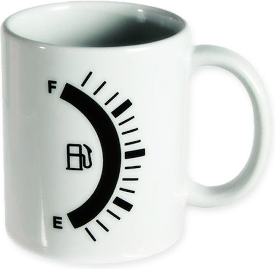 Fuel Gauge Heat Change Mug Ceramic White