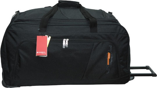 Gabol Week Sack Voyage 94lt Black with Wheels Fabric L73xW34xH38cm