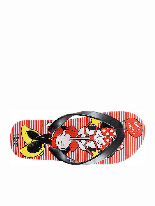 Disney Șlapi pentru copii Flip Flops Minnie Roșii