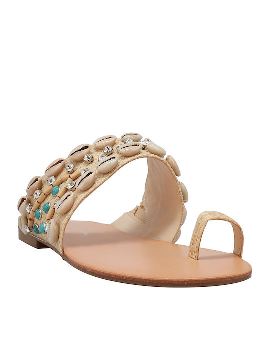 Abira Raffia 270 Дамски Сандали Бежови