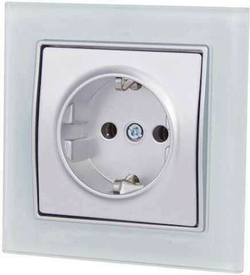 Mutlusan Elitra PLus Single Power Socket White