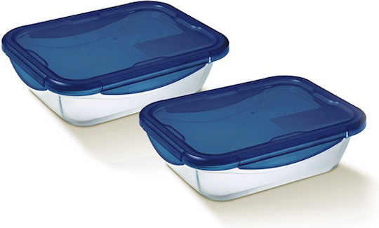 Pyrex Cook & Go Μπλε 2τμχ
