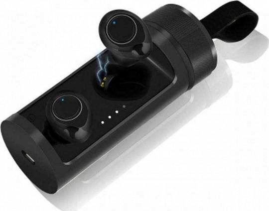Andowl Q8 In-ear Bluetooth Handsfree Earphones with Charging Case Black