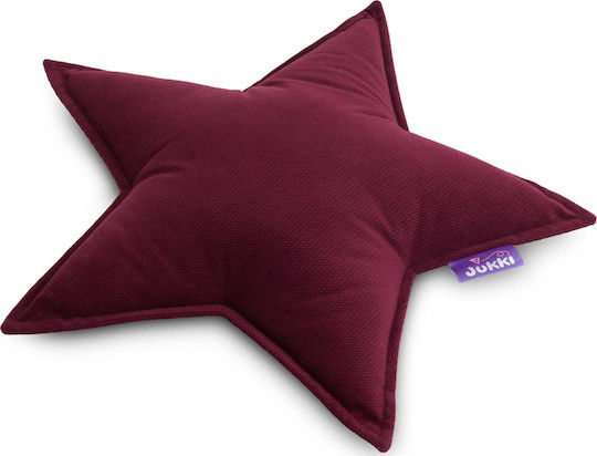 Jukki Dekokissen für Wiege Stern Burgundisch 45x45cm 703-0517-6548