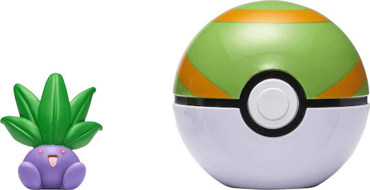 Jazwares Pokemon Clip N Go W7 Oddish и Nest Ball Pokemon за 4+ години 13.97 см