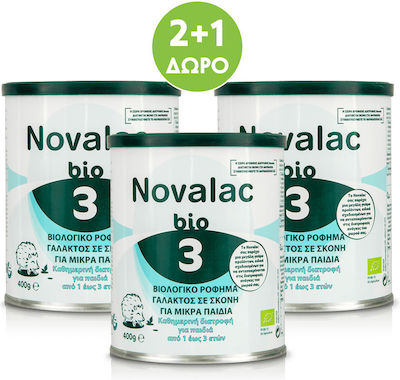 Novalac Γάλα σε Σκόνη Bio 3 12m+ 3x400g