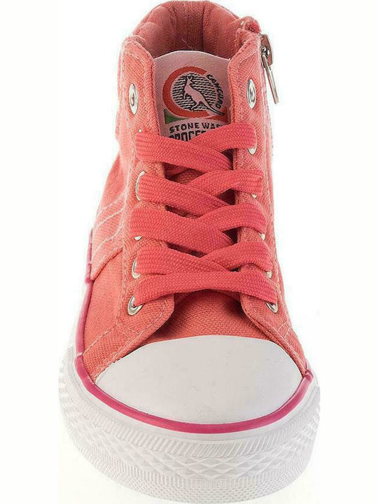 Canguro Kinder-Sneaker Hoch CG58305 Anatomisch Fuchsie