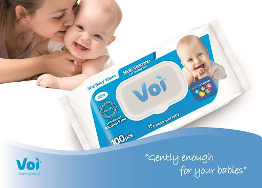 Voi by Smile Multi Vitamine Μωρομάντηλα χωρίς Οινόπνευμα & Parabens 100τμχ