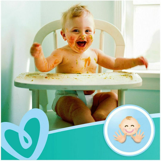 Pampers Sensitive Хипоалергенни Бебешки Кърпички Без Аромат Алкохол и Парабени 52 Бр