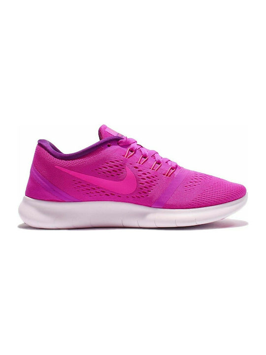 Free Run Damen Sportschuhe Laufen Fire Pink / Pink Blast / Blue Glow / Light Volt