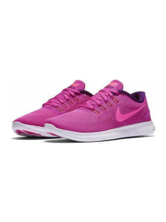 Free Run Damen Sportschuhe Laufen Fire Pink / Pink Blast / Blue Glow / Light Volt