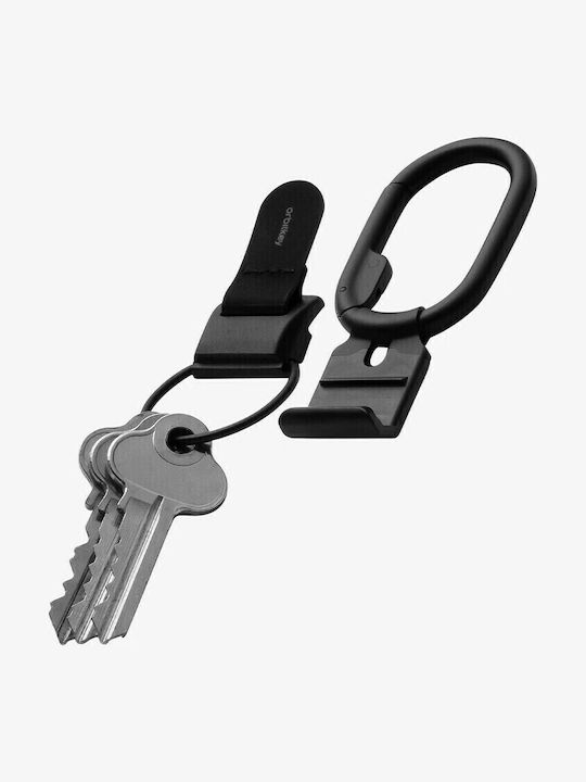 Orbitkey Μπρελόκ Clip V2 Μεταλλικό Μαύρο