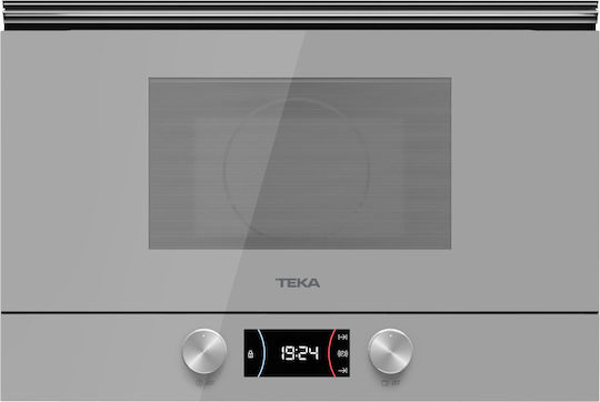 Teka ML 8220 BIS L 112030004 Built-in Microwave Oven with Grill 22lt Gray