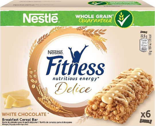 Nestle Fitness Delice Bar Energy / Oat / Nuts with White Chocolate (6x22.5gr) 135gr