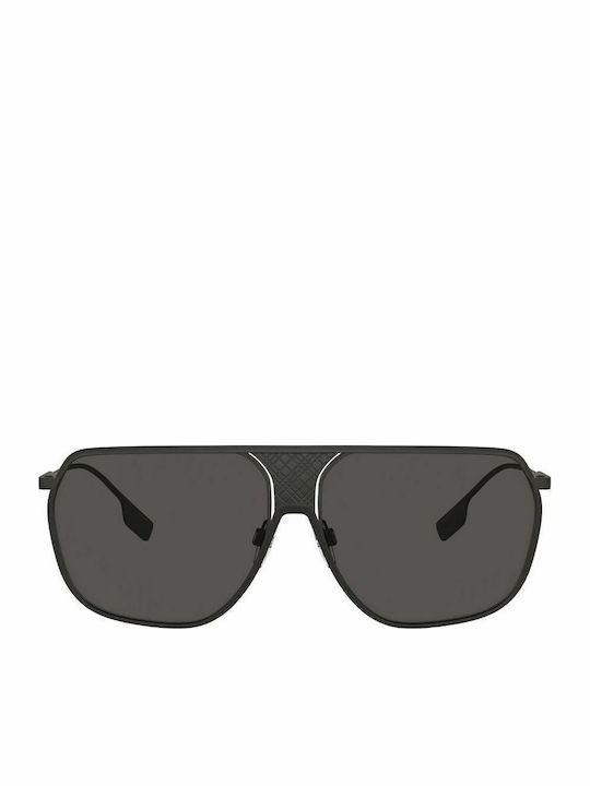 Burberry Sunglasses Gray with Metal Frame & Gray Lens Burberry Sunglasses Gray with Metal Frame & Gray Lens