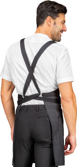 Isacco Șorț Barista / Barman Corp întreg Negru