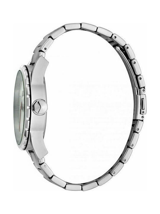 Just Cavalli Watch Battery with Silver Metal Bracelet