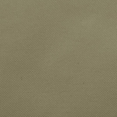 vidaXL Sonnensegel Beige 2x5m Rechteck aus Oxford-Gewebe