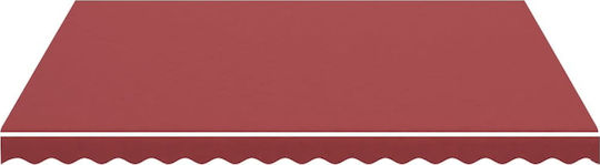 vidaXL Replacement Awning Burgundy 3.5x4m