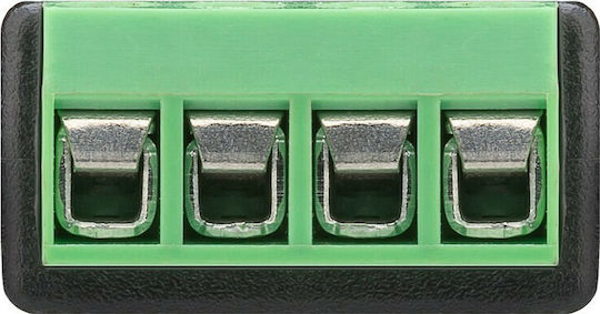 Goobay Щепсел 6,3 мм стерео жак женски 10бр Черен (59200)