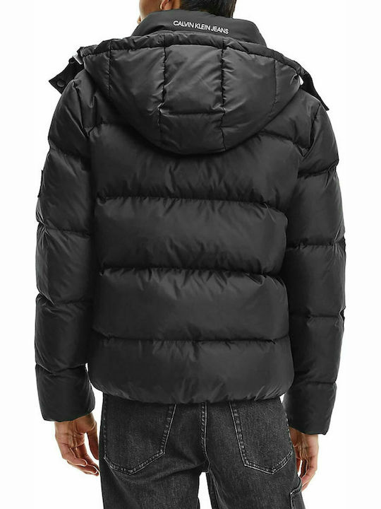 Calvin Klein Essentials Ανδρικό Χειμωνιάτικο Μπουφάν Puffer Μαύρο