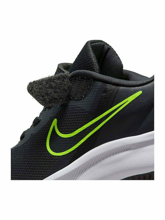 Star Runner Star Runner 3 Kids Sports Shoes Running with Hoop & Loop Closure Dk Smoke Grey / Black