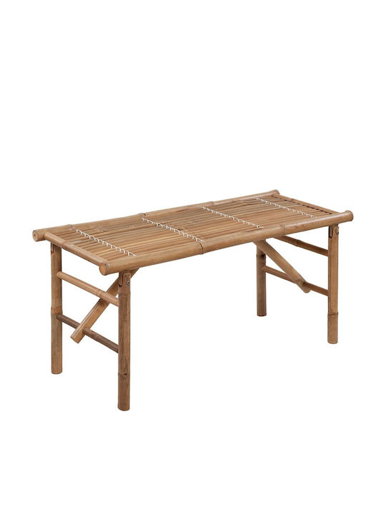 Bench Outdoor Bamboo with Pillows 118x38x45cm Bench Outdoor Bamboo with Pillows 118x38x45cm