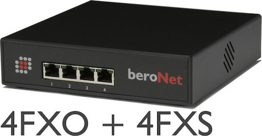 beroNet Small Business Line 4FXO+4FXS VoIP Gateway