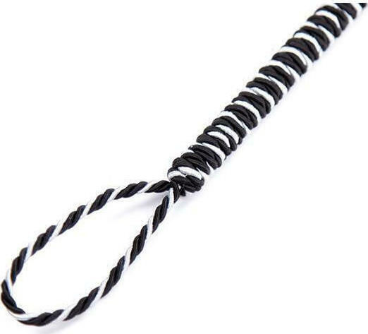 Fetish Addict Feather Tickler With Wrapped Handle 46cm Φτερό για Γαργάλημα σε Μαύρο Χρώμα