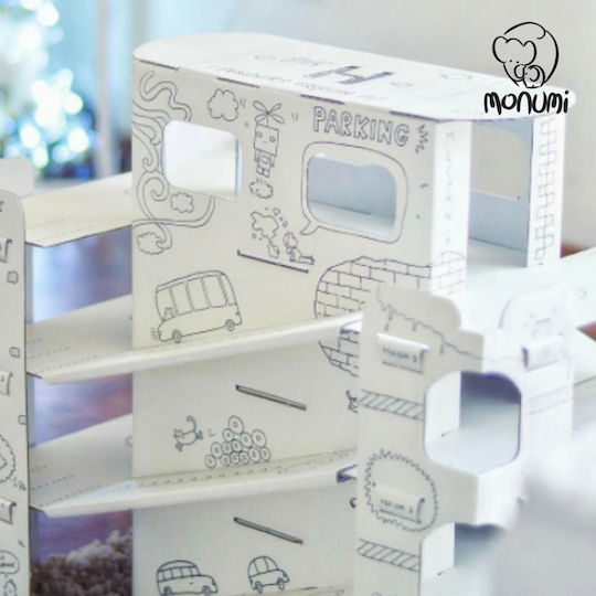 Monumi Ζωγραφική Παρκινγκ από 3D Λευκό Χαρτόνι Ζωγραφικής