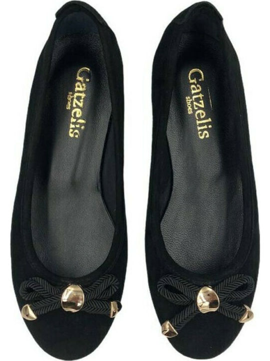 Suede Ballerinas 18824 Black