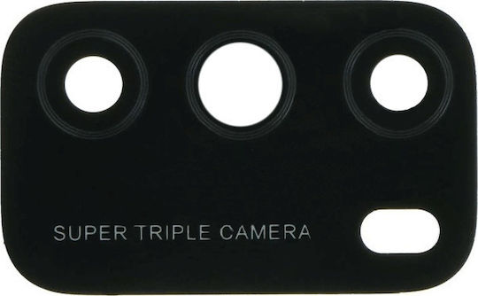 Camera Lens Glass Black for Poco M3